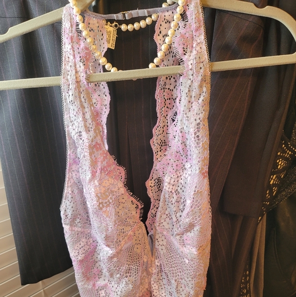 NWT Dream Angels Victoria Secret Lace Teddy Sz L - Picture 8 of 12